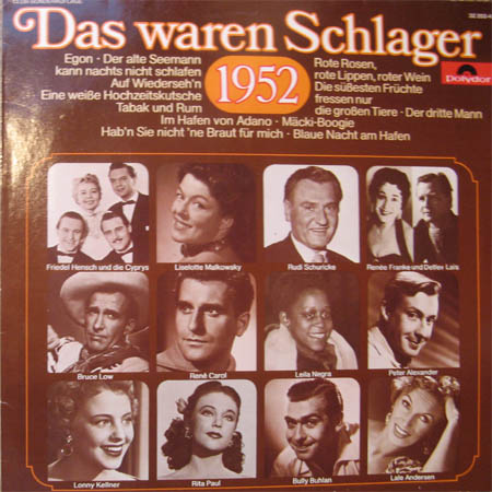 Albumcover Das waren Schlager (Polydor) - Das waren Schlager 1952