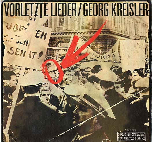 Albumcover Georg Kreisler - Vorletzte Lieder
