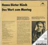 Cover: Hanns-Dieter Hüsch - Das Wort zum Montag
