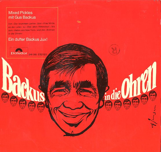 Albumcover Gus Backus - Backus in die Ohren