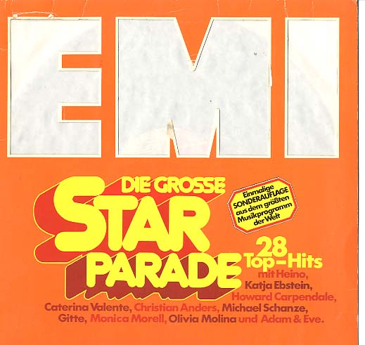 Albumcover Electrola  - EMI Sampler - Die grosse Star Parade (EMI) - 28 Top Hits