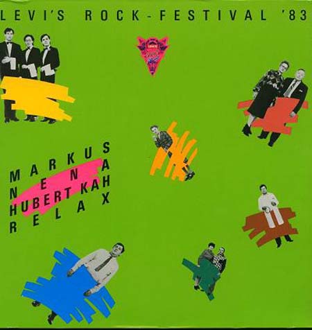 Albumcover Werbeplatten - Levis Rock Festival 83