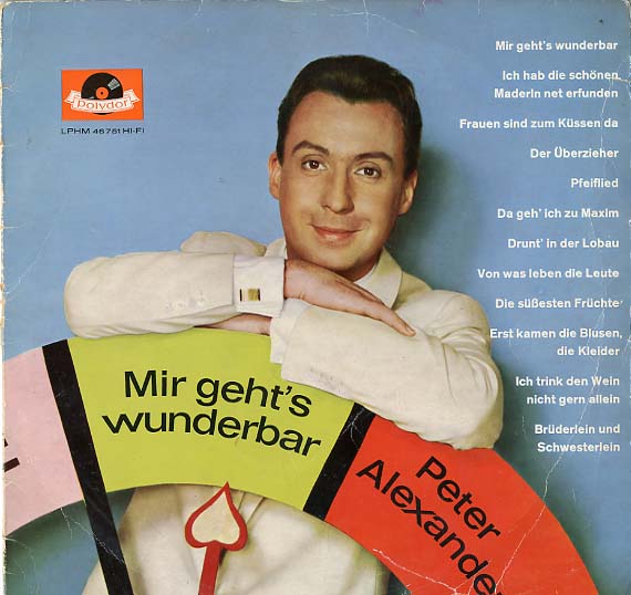 Albumcover Peter Alexander - Mir geht´s wunderbar