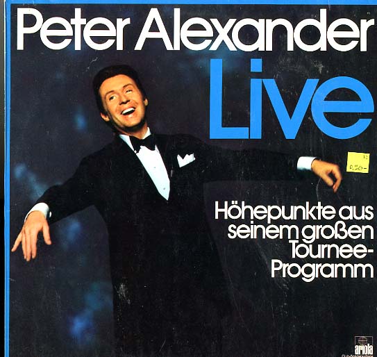 Albumcover Peter Alexander - Live 