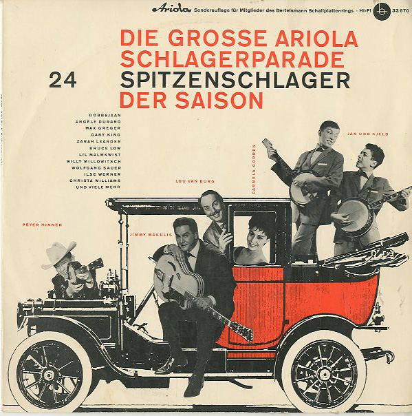 Albumcover Ariola Sampler - Die große Ariola Schlagerparade (25 cm)<br>
24 Spitzenschlager der Saison 