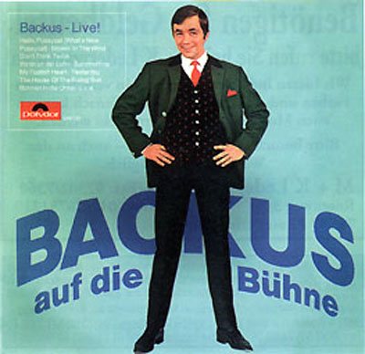 Albumcover Gus Backus - Backus auf die Bühne