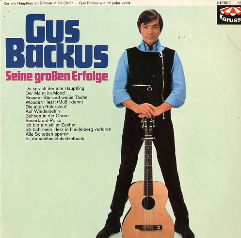 Albumcover Gus Backus - Seine großen Erfolge (teilw. andere Titel)