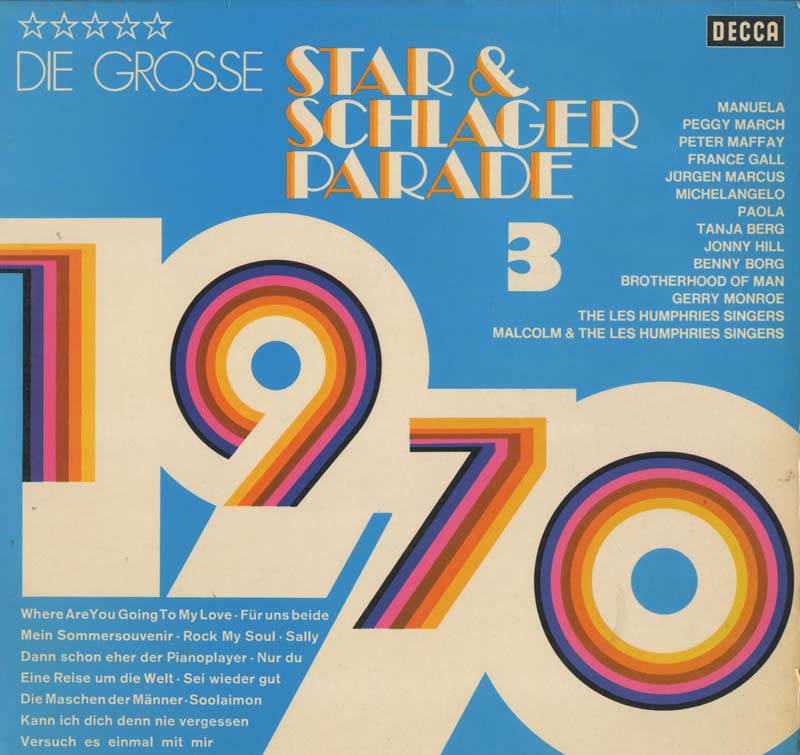 Albumcover Decca Sampler - Die große Star & Schlagerparade 1970 3