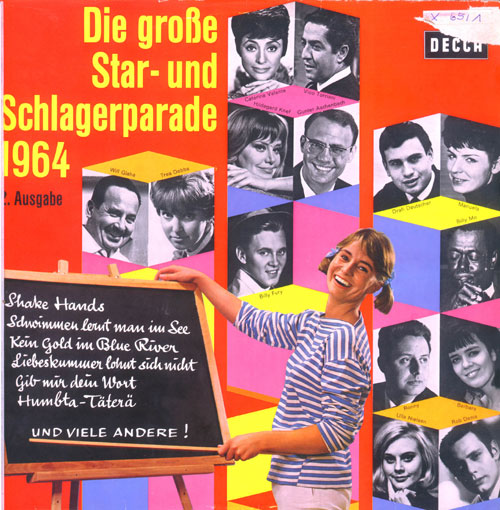 Albumcover Decca Sampler - Die große Star- und Schlagerparade 1964, 2. Ausgabe