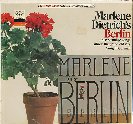 Albumcover Marlene Dietrich - Marlene Dietrich´s Berlin