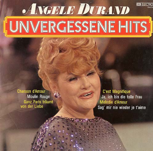 Albumcover Angele Durand - Unvergessene Hits