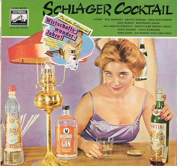 Albumcover Electrola  - EMI Sampler - Schlager Cocktail - Die besten Schlager der Wirtschaftswunder-Jahre
