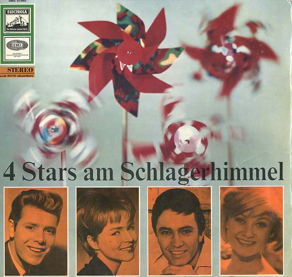 Albumcover Electrola  - EMI Sampler - 4 Stars am Schlagerhimmel