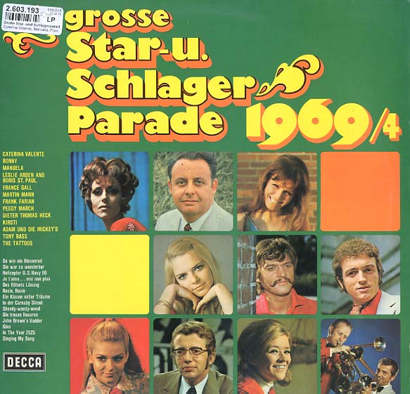 Albumcover Decca Sampler - Die grosse Star- und Schlagerparade 1969/4 