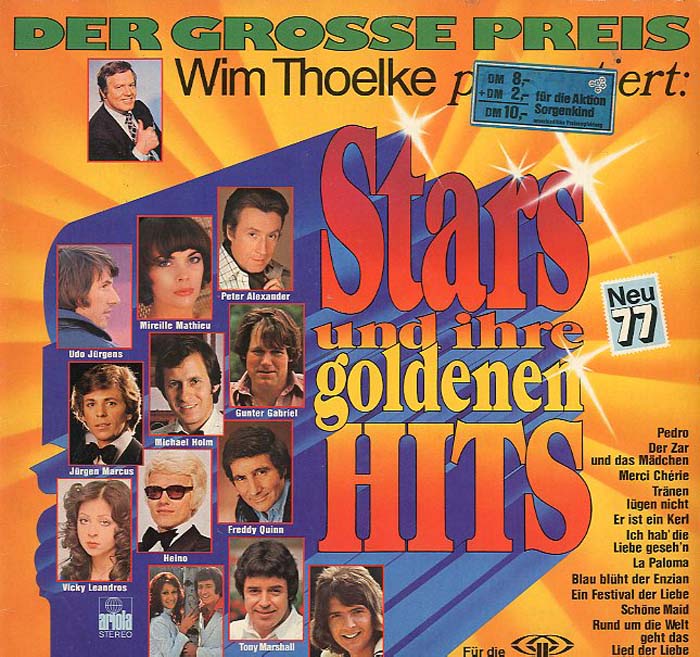 Albumcover Der große Preis - Der Große Preis - Wim Thoelke präsentiert Stars und ihre goldenen Hits - Neu 1977