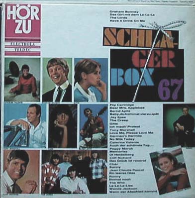 Albumcover Hör Zu Sampler - Schlager Box 67 mit  The Lords, Peggy March, Bernd Apitz, Gitte, Cliff Richard, Flip Cartridge, Jay Epae, The Who, Ronny, Cher, Jean Claude Pascal u.a
