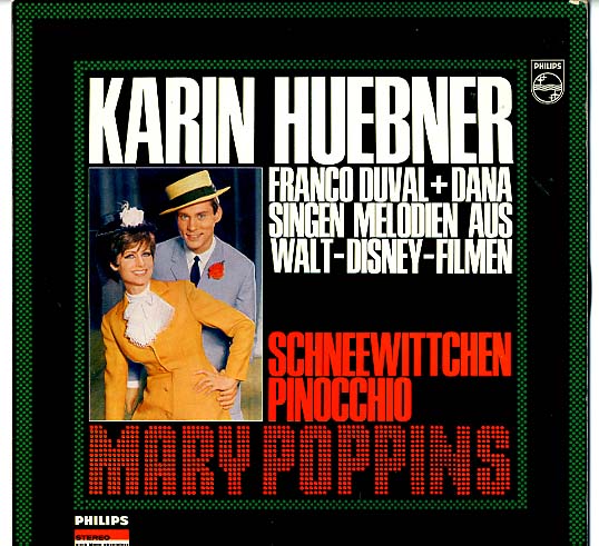 Albumcover Frank  (Franco) Duval - Melodien aus Walt Disnrey Filmen: Mary Poppins - Schneewittchen - Pinocchio