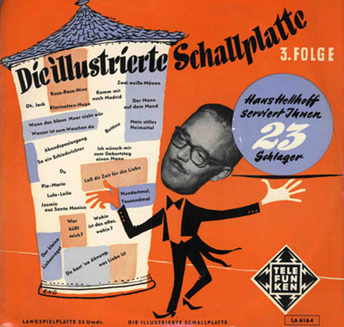 Albumcover Telefunken Sampler - Die illustrierte Schallplatte 3. Folge - Hans Hellhoff serviert Ihnen 23 Schlagermelodien