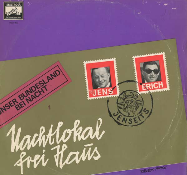 Albumcover Jens und Erich - Nachtlokal frei Haus