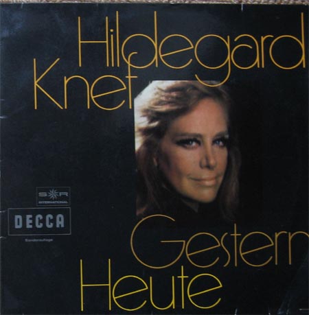 Albumcover Hildegard Knef - Gestern - Heute