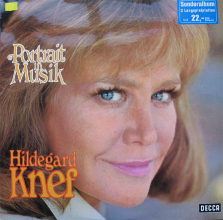 Albumcover Hildegard Knef Portrait in Musik DLP 