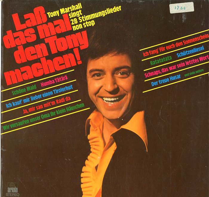 Albumcover Tony Marshall - Laß das mal den Tony machen