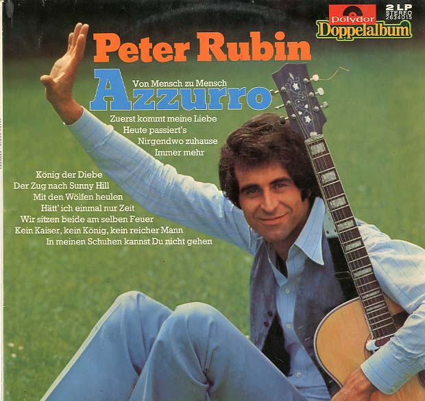 Albumcover Peter Rubin - Azzuro - Von mMnsch zu Mensch (DLP)