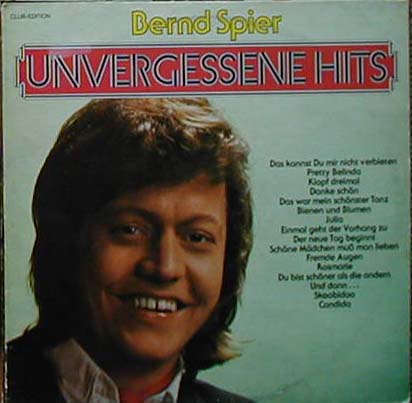 Albumcover Bernd Spier - Unvergessene Hits