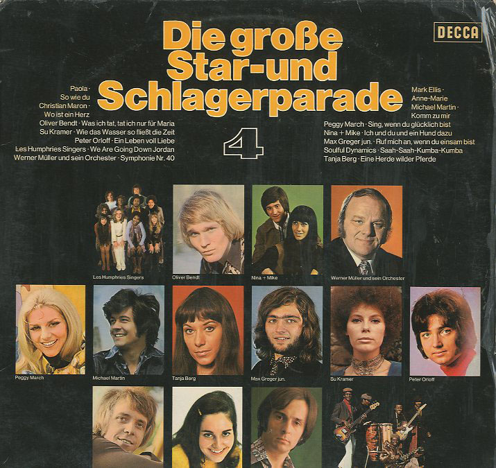Albumcover Decca Sampler - Die große Star- und Schlagerparade 4