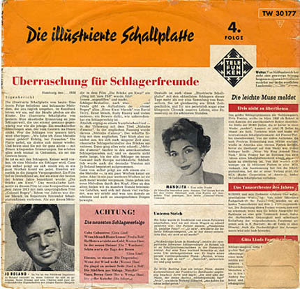 Albumcover Telefunken Sampler - Die illustrierte Schallplatte, 4. Folge, überreicht von Hans Hellhoff