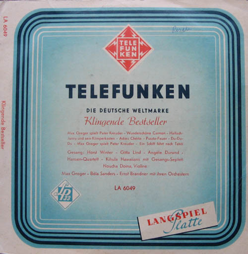 Albumcover Telefunken Sampler - Klingende Bestseller