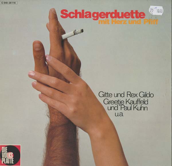 Albumcover Volksplatte-Sampler - Schlagerduette mit Herz und Pfiff