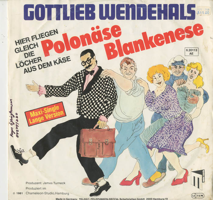 Albumcover Gottlieb Wendehals (Werner Böhm) - Polonäse Blankenese / Du hast Geburtstag (Maxi)