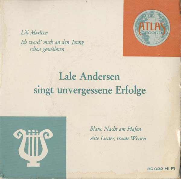 Albumcover Lale Andersen - Lale Andersen singt unvergessene Erfolge