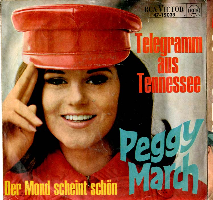 Albumcover (Little) Peggy March - Telegramm aus Tennessee / Der Mond scheint schön