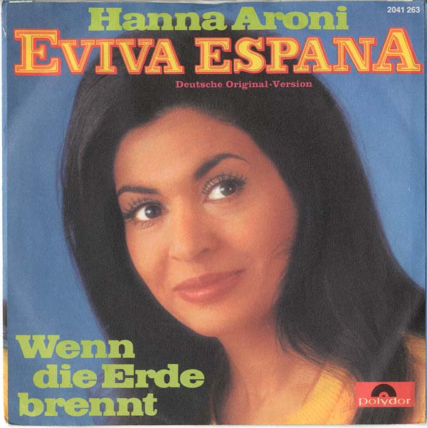 Albumcover <b>Hanna Aroni</b> - Eviva Espana / Wenn die Erde brennt - aroni_hanna_viva_espana