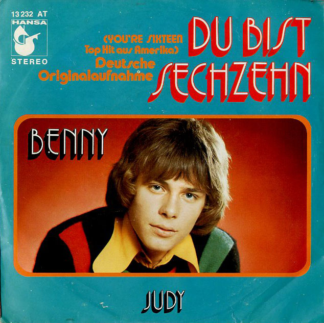 Albumcover Benny - Du bist sechszehn (Youre Sixteen) / Judy
