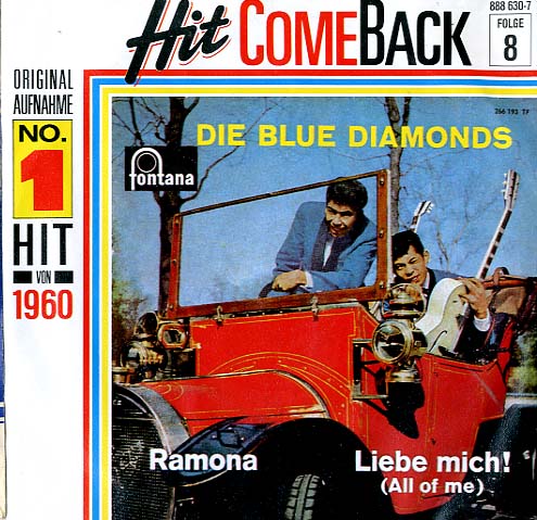 Albumcover Blue Diamonds - Ramona / Liebe mich (All of me)