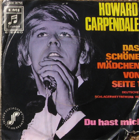 Albumcover Howard Carpendale - Das schöne Mädchen von Seite 1 / Du hast mich