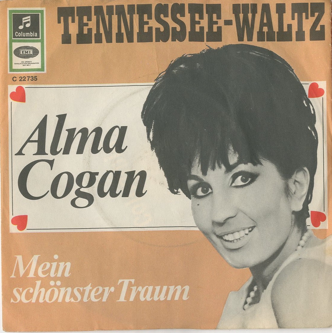 Albumcover Alma Cogan - Tennessee Waltz / Mein schönster Traum
