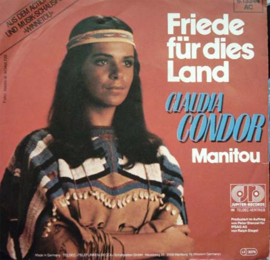Albumcover Claudia Condor - Friede für dies Land /Manitou