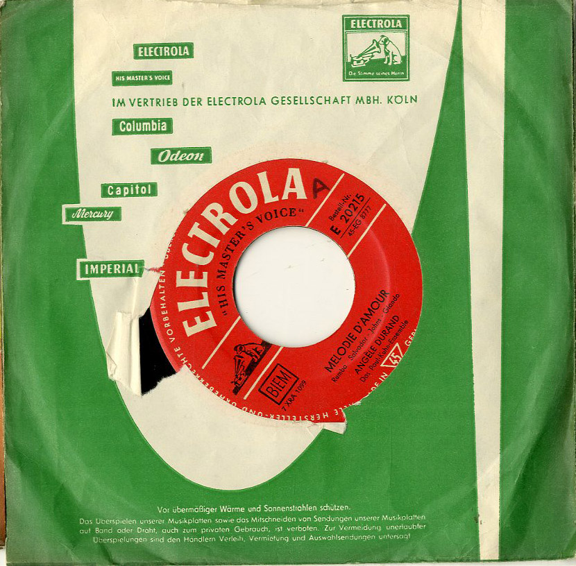 Albumcover Angele Durand - Melodie d amour / Che-Lla-lla