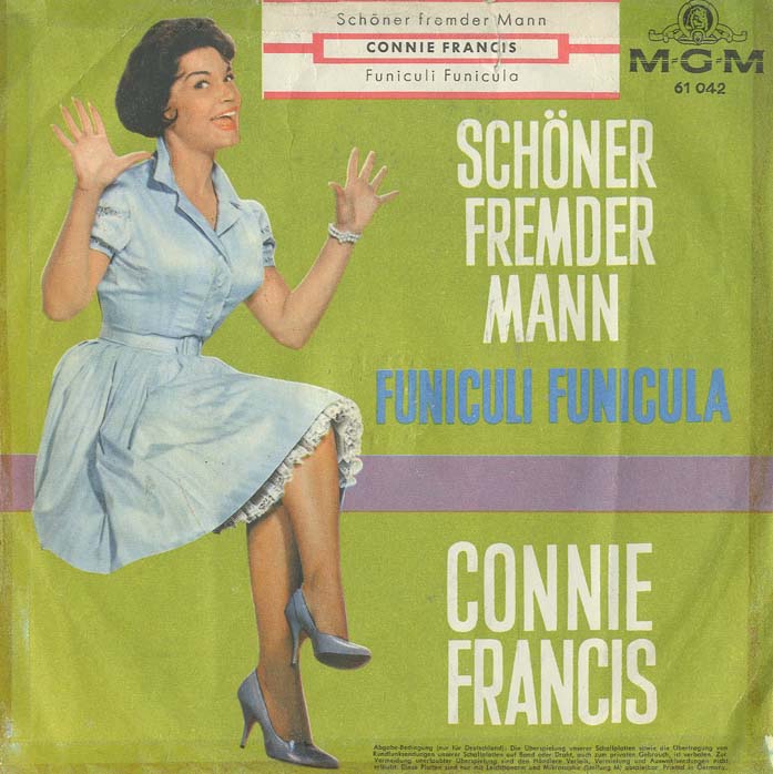 Albumcover Connie Francis - Schoener fremder Mann / Funniculi Funnicula (ital.)