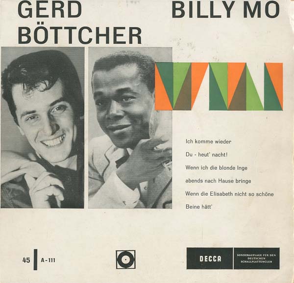 Albumcover Decca Sampler - Gerd Böttcher - Billy Mo (EP)