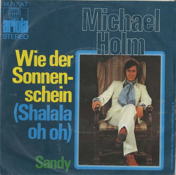 Albumcover Michael Holm - Wie der Sonnenschein (Shalala oh oh) / Sandy