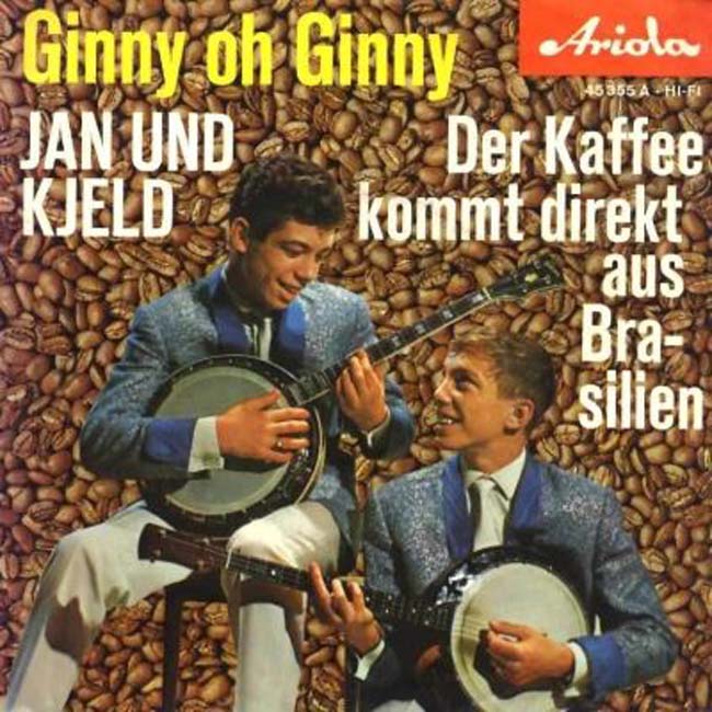Albumcover Jan & Kjeld - Ginny oh Ginny / Der Kaffe kommt direkt aus Brasiien