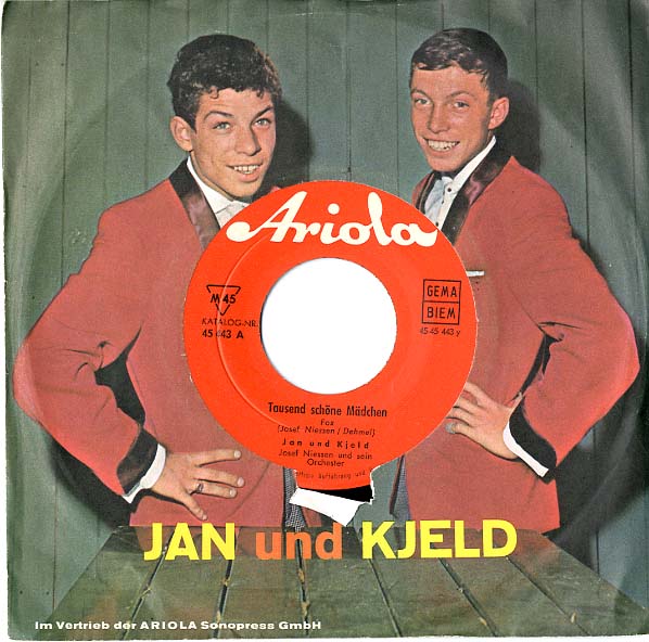 Albumcover Jan & Kjeld - Tausend schöne Mädchen / Auf meinem alten Banjo