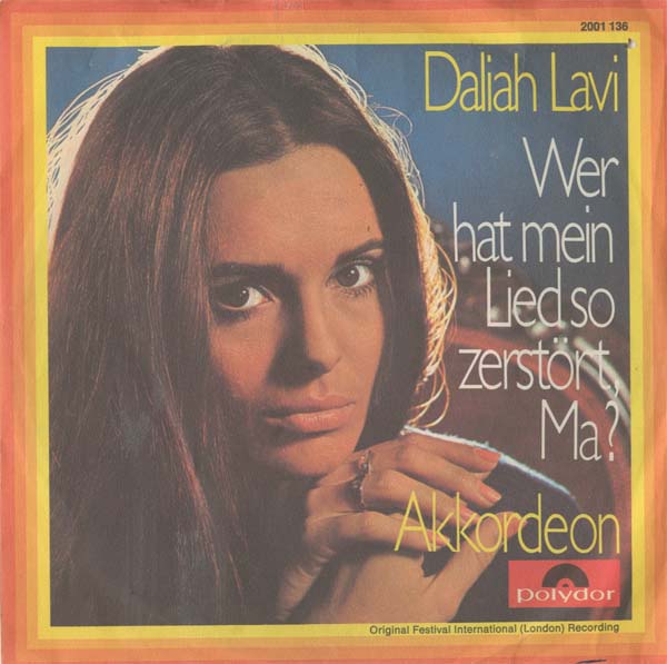 Albumcover Daliah Lavi - Wer hat mein Lied so zerstört Ma (What have They Done To My Song Ma / Akkordeon