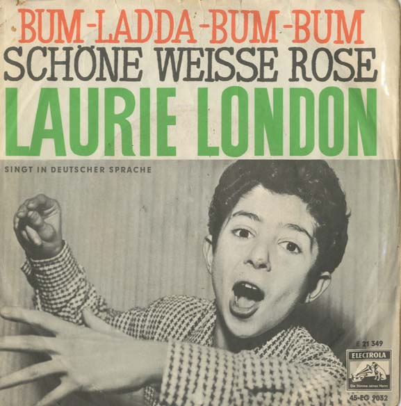 Albumcover Laurie London - Bum Ladda Bum Bum  / Schöne weisse Rose