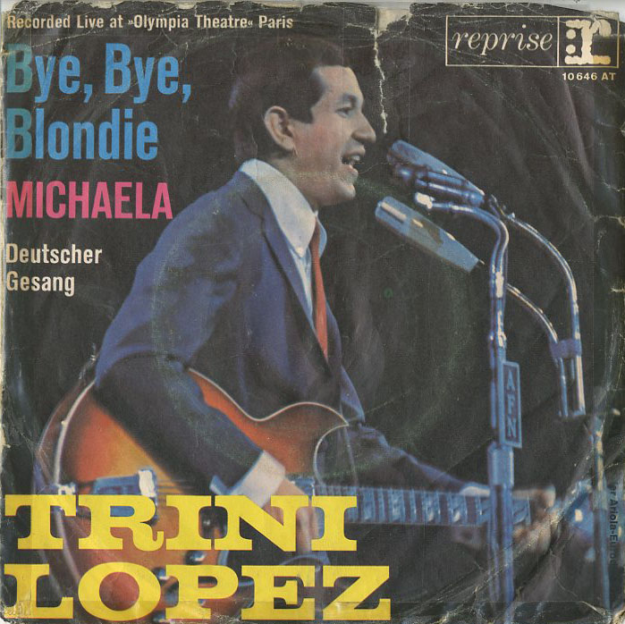 Albumcover Trini Lopez - By By Blondie / Michaela